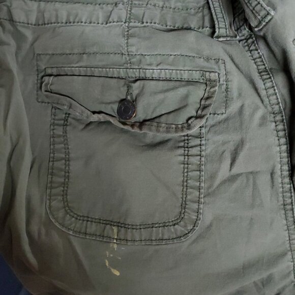 A.n.a. Army Green Cargo Pants Size 16 - Picture 7 of 7